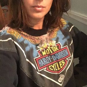 Vintage Harley Davidson sweatshirt.